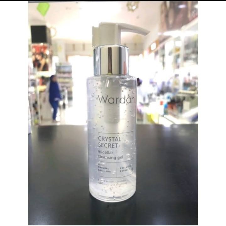 Wardah crystal secret micellar cleansing gel 95ml