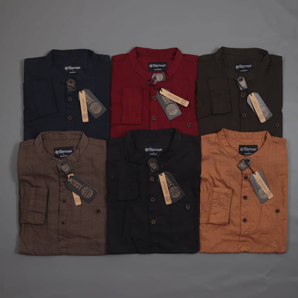Baju Koko Kurta Dewasa Lengan Panjang BRILL EIGHTY EIGHT