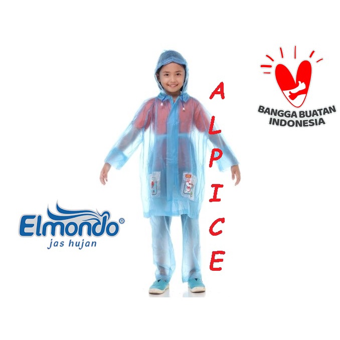 Jas Hujan Jaket Celana Elmondo Kidd 602 Ponco Kidd 502