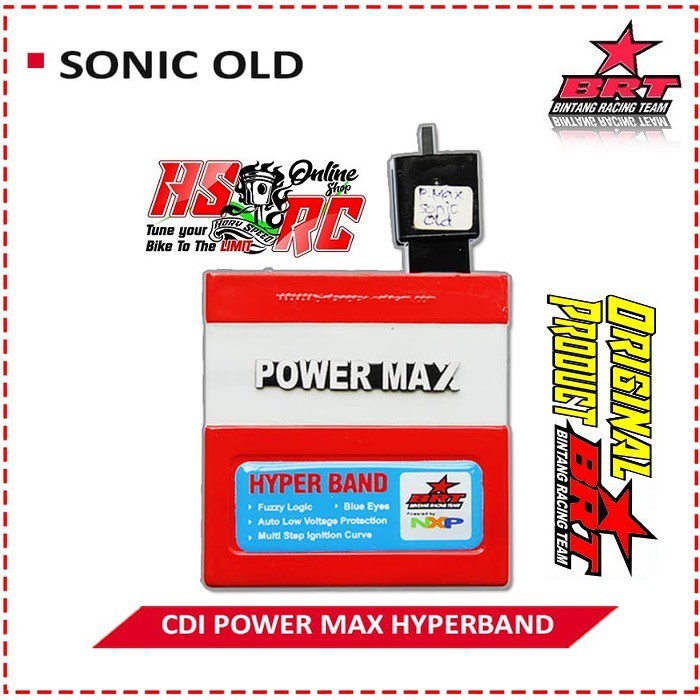 CDI Racing BRT POWER MAX HYPERBAND Honda Sonic Karbu Harian Balap Tune Up Drag CDI Sonic 125 Lama