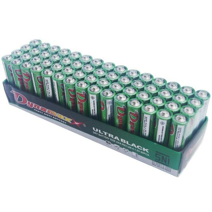 BATTERY BATERAI AAA AA SEKALI PAKAI MURAH DYNAMAX