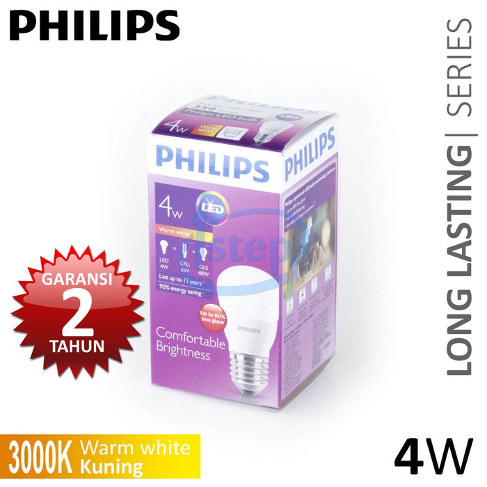 Lampu LED Philips 4W Kuning