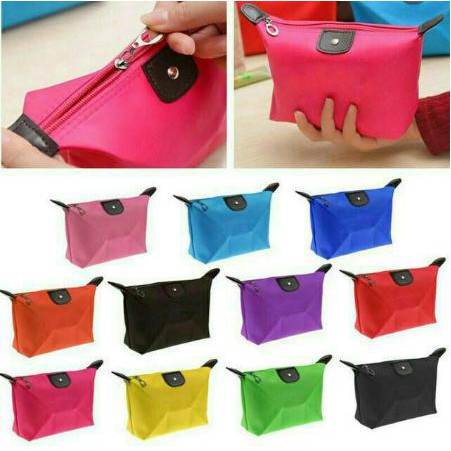 travel pouch dompet kosmetik pouch makeup multifungsi bahan pvc anti air travelling