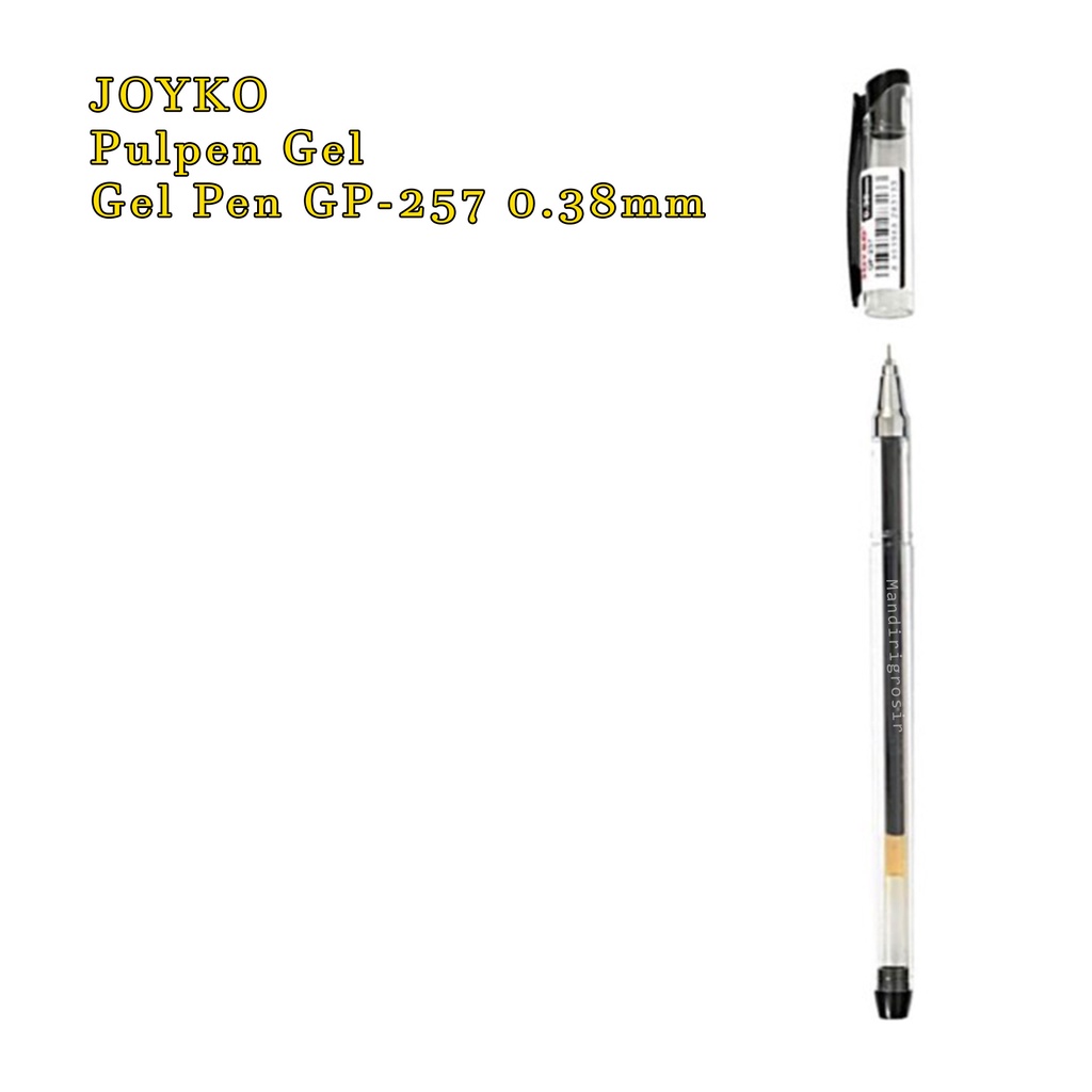 Ballpen Joyko * Joyko * Pulpen gel * Point gel * GP- 257 * 0.38 mm