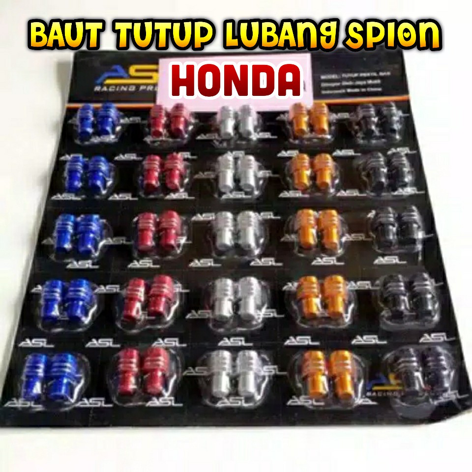 BAUT TUTUP LUBANG SPION HONDA SPACY BEAT VARIO SCOOPY SUPRA X 125