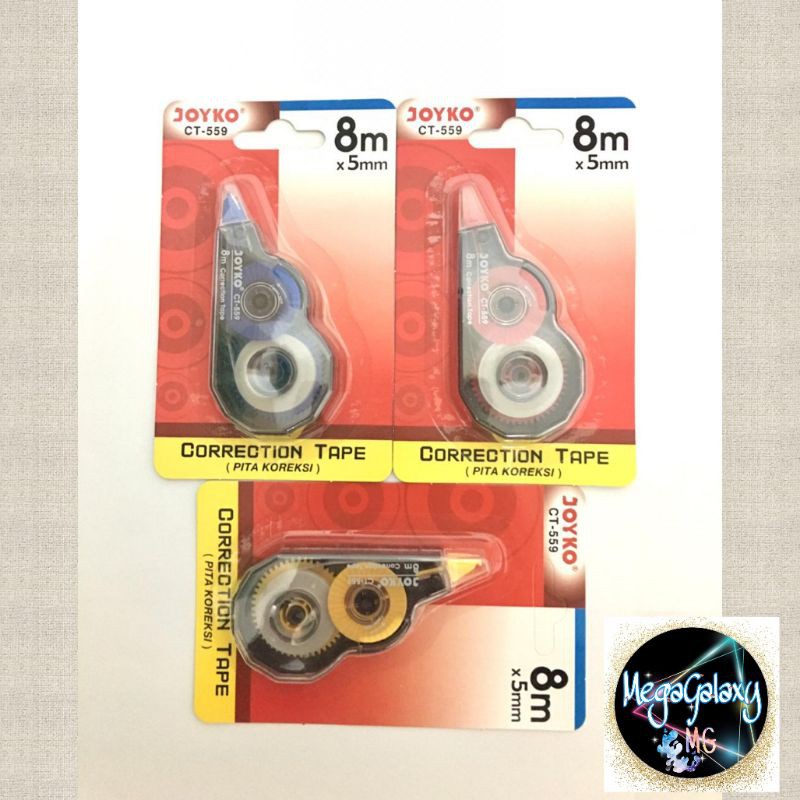 Joyko Correction Tape Pita Koreksi Roll Tipex Tip-Ex Tip X 8m CT-559