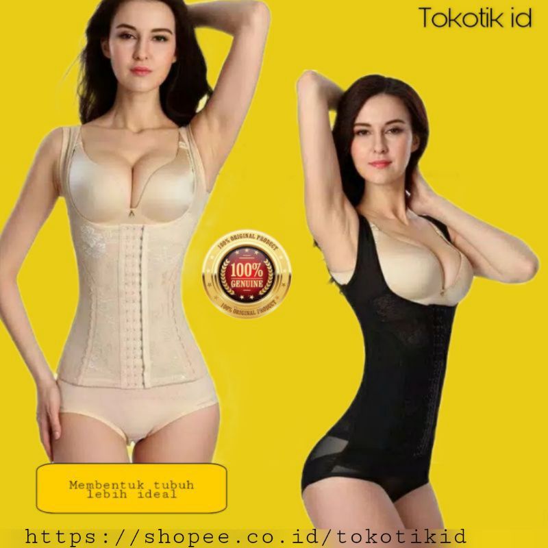 Korset Baju Vest Corset Pelangsing Pengecil Perut Wanita melahirkan Kirey beauty