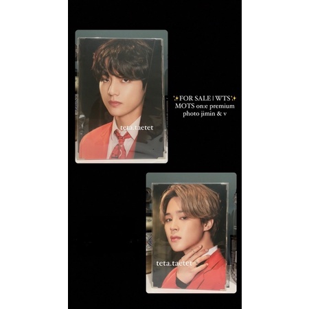 PREMIUM PHOTO BTS JIMIN & V MOTS ON:E OFFICIAL
