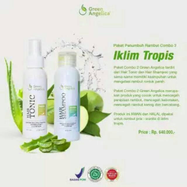 Green Angelica Paket Penipisan Ringan / Combo Dua