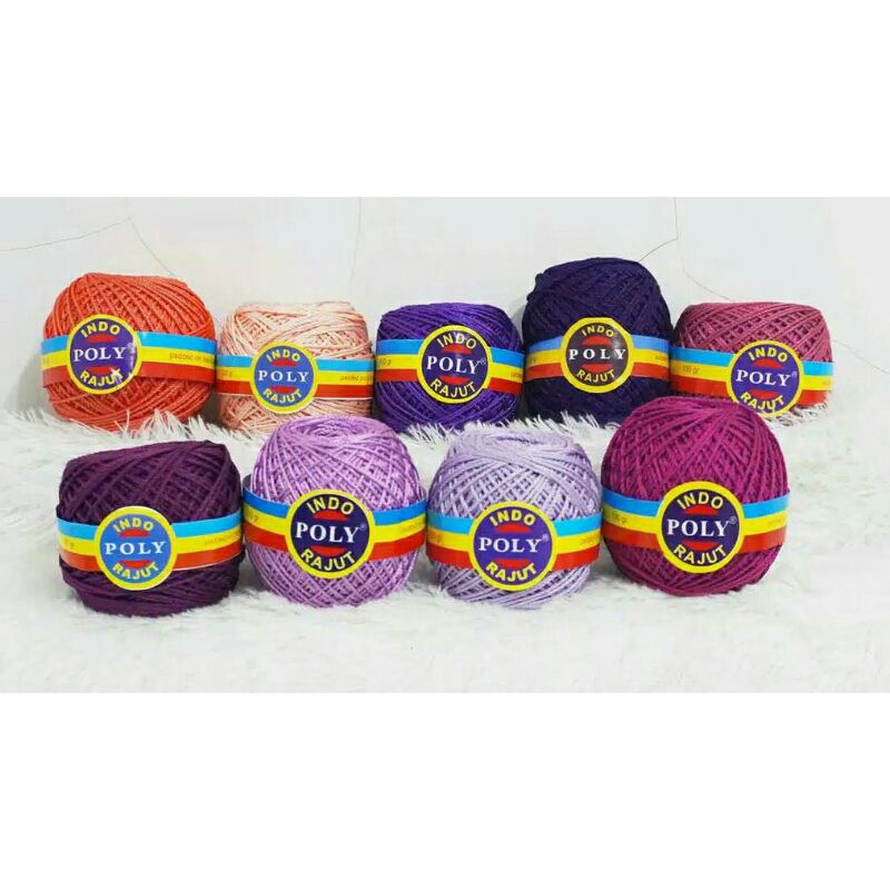 Benang rajut poly indo
