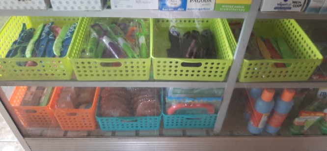 Claris Paket Isi 3 Pc Keranjang Penyimpanan Serbaguna - Tidy Mesh 0558