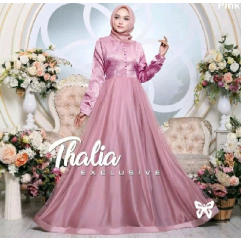 Gamis Syari Wanita Baju Pesta Terbaru Gaun Pengantin MaxiKombinasi Terbaru Baju Muslim Dewasa