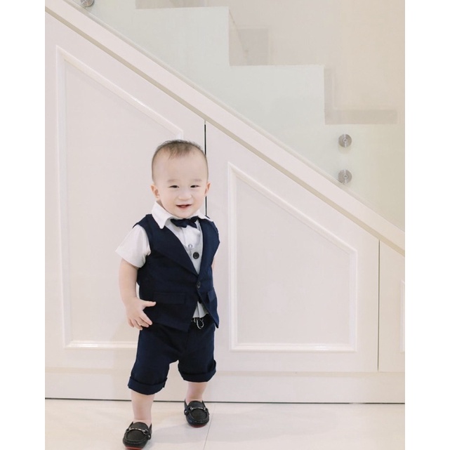 tuxedo anak laki laki 4 5 6 7 tahun (SIZE BESAR 4-7 TAHUN) baby tuxedo set tuxedo bayi baju kondangan cowok jas baby jas kondangan anak  formal