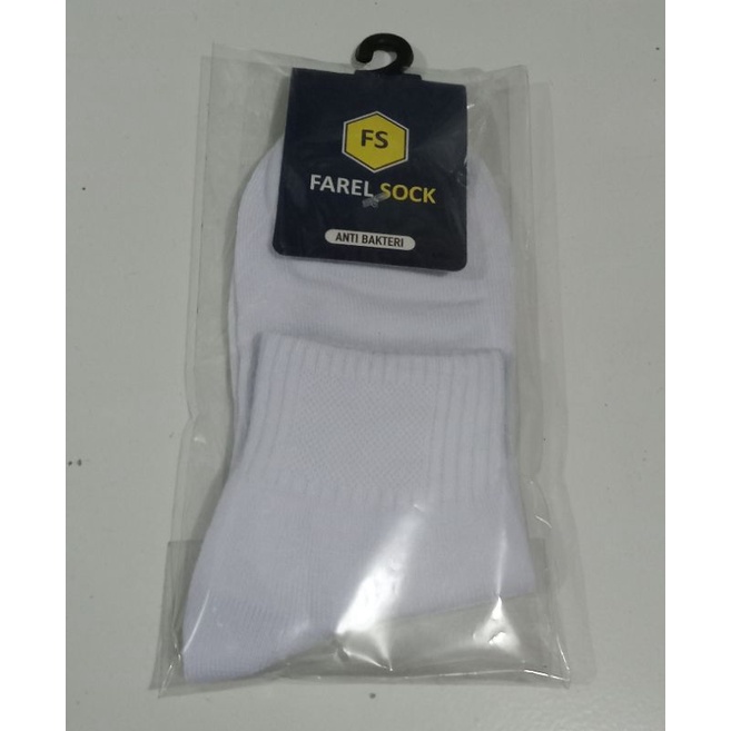 Kaos kaki pendek polos sudah KEMASAN (12 pasang)