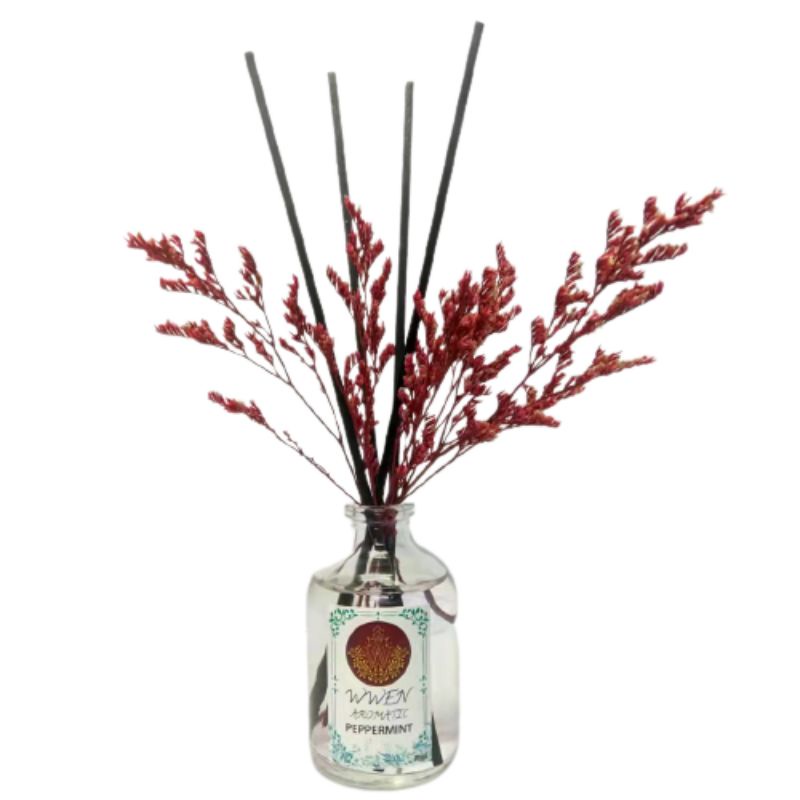 Reed Diffuser Aromatherapy Bunga Difuser Aroma Pengharum Ruangan Pewangi Oil Reed Difuser REED DIFFUSER LOVER'S GRASS REED DIFFUSER REFILL REED DIFFUSER HAMPERS PENGHARUM RUANG AROMATERAPI-ARM BUNGA PEPERMINT