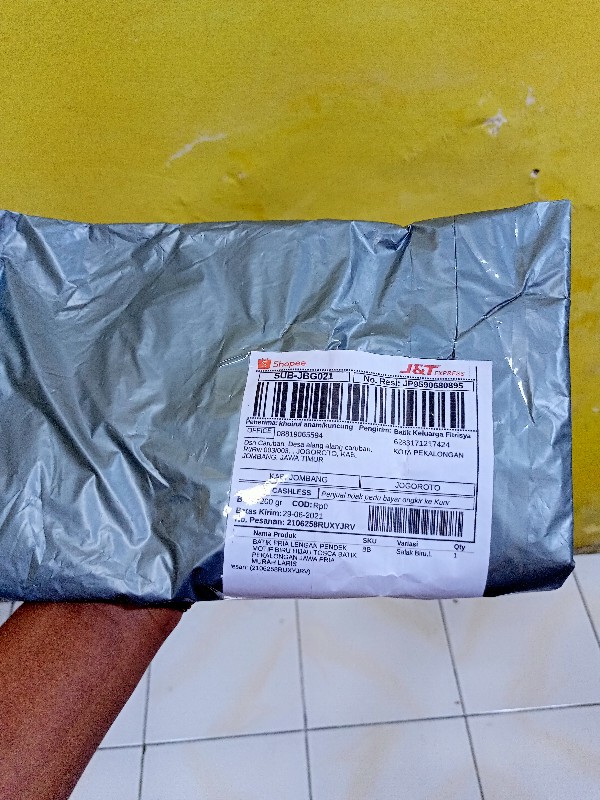 Batik Pria Lengan Pendek Motif Biru Hijau Tosca Batik Pekalongan Jawa Pria Murah Laris