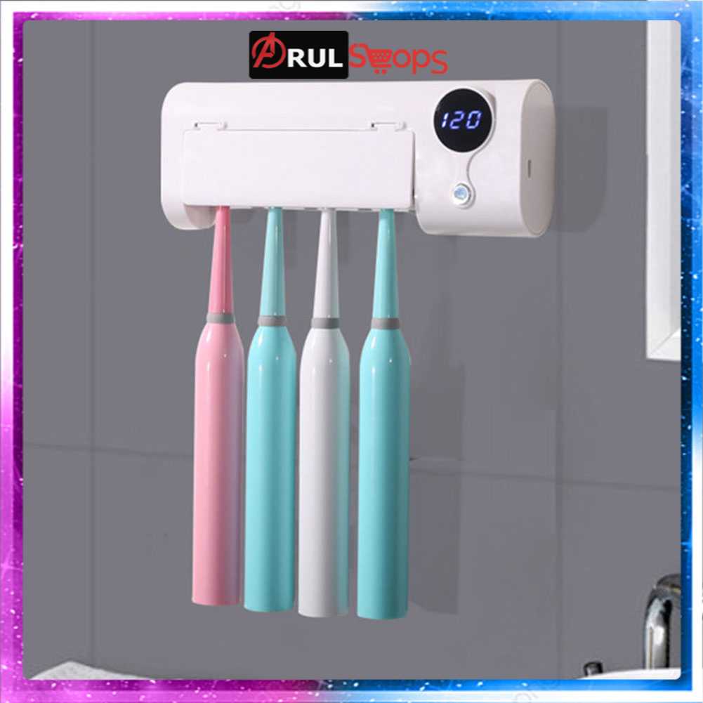 ARS - ISHOWTIENDA Rak Sikat Gigi UV Toothbrush Holder Sterilizer - EC138