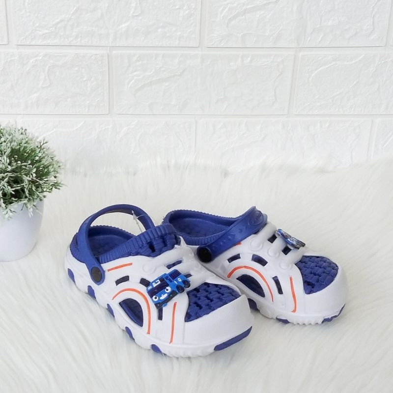 SANDAL BAIM ANAK BUS TAYO 3thn-6thn Dulux 188D (2c)