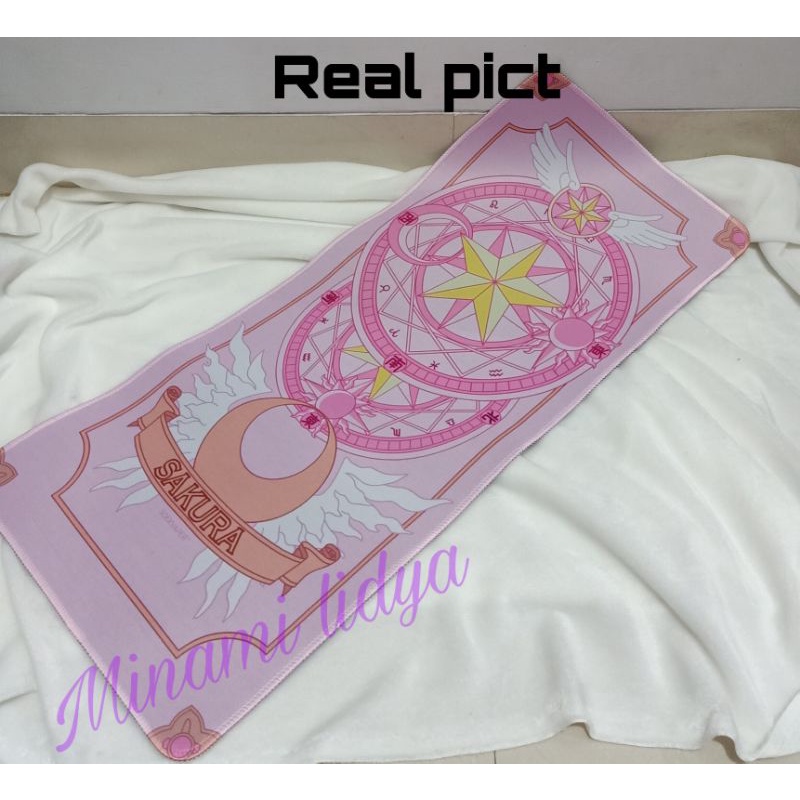 mouse pad keyboard alas gaming cardcaptor sakura kinomoto card captor