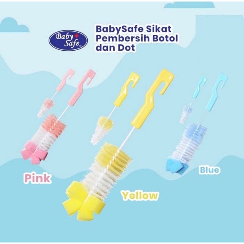 Baby Safe Sikat Pembersih Botol BD37-1/Bottle Brush Baby Safe