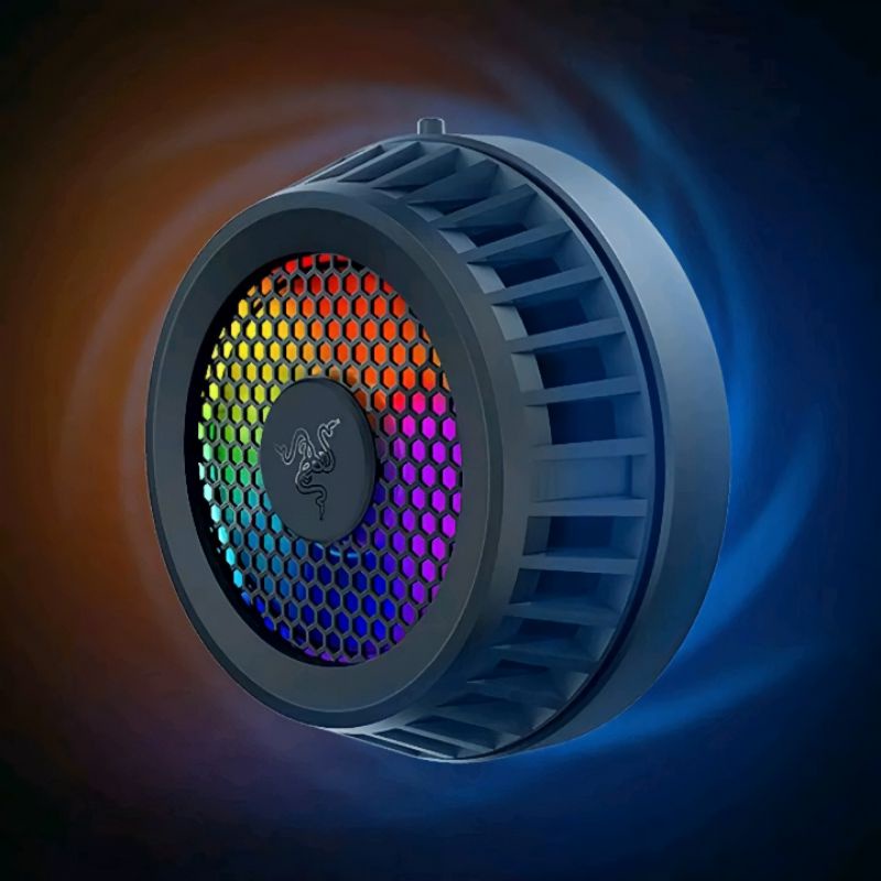 Funcooler Razer Chroma MagSafe Compatible Mobile Phone Fan Cooler Radiator Pendingin HP Colorful RGB