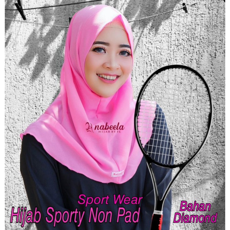 BERGO SPORT PREMIUM HIJAB OLAHRAGA PENDEK KERUDUNG OLAH RAGA HIJAB INSTAN KHIMAR INSTAN HIJAB SPORT 