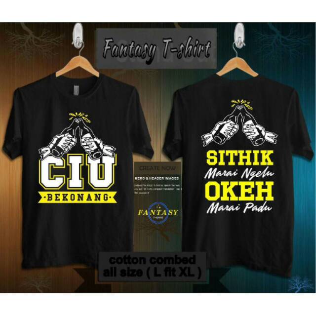 A5 KAOS CIU BEKONANG / KAOS PRIA / KAOS DISTRO