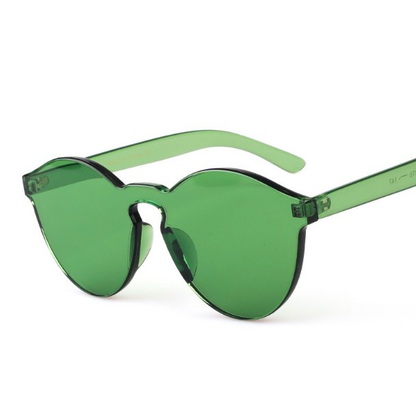 COD - F297 Kaca Mata Dewasa / Kacamata Fashion Wanita Kombinasi Warna / Eyeglasess-Hijau