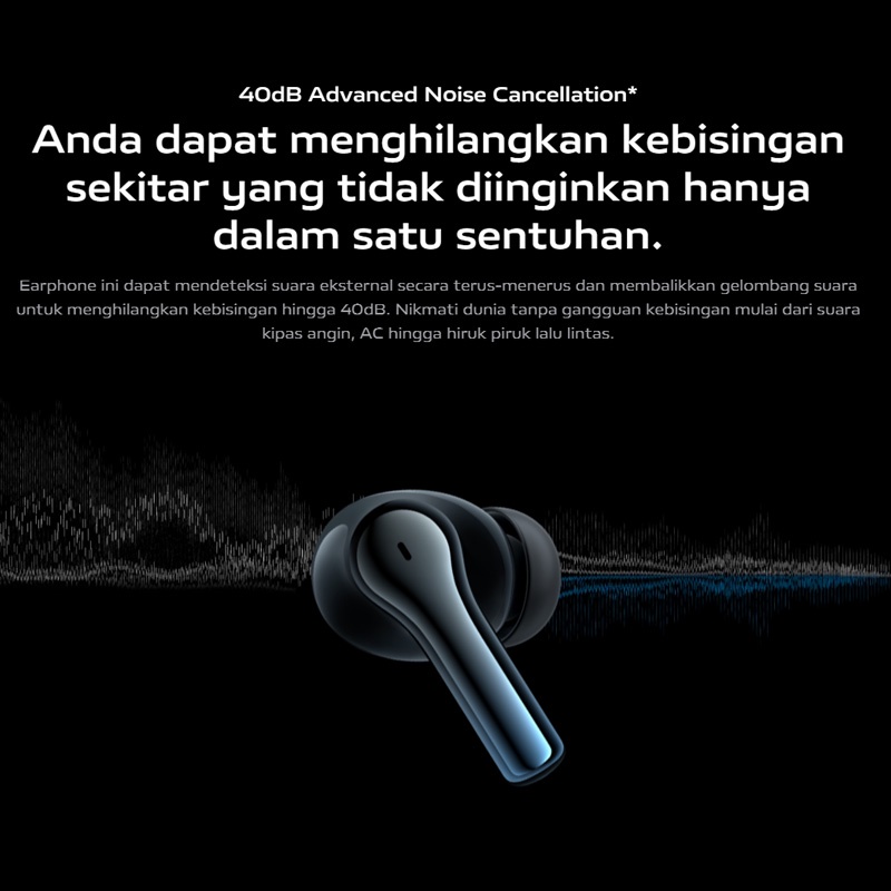 Vivo TWS 2 ANC Earphone Bluetoth Vivo TWS 2e Feather light WaIGHT 12.2mm Super Strong Bass Garansi Resmi Gratis Ongkir murah