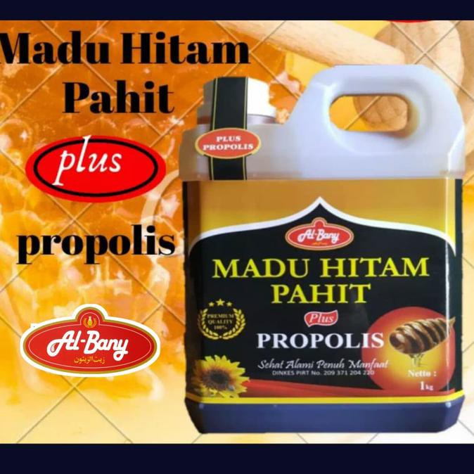 

Madu Hitam Pahit Plus Propolis Albany 1 Kg