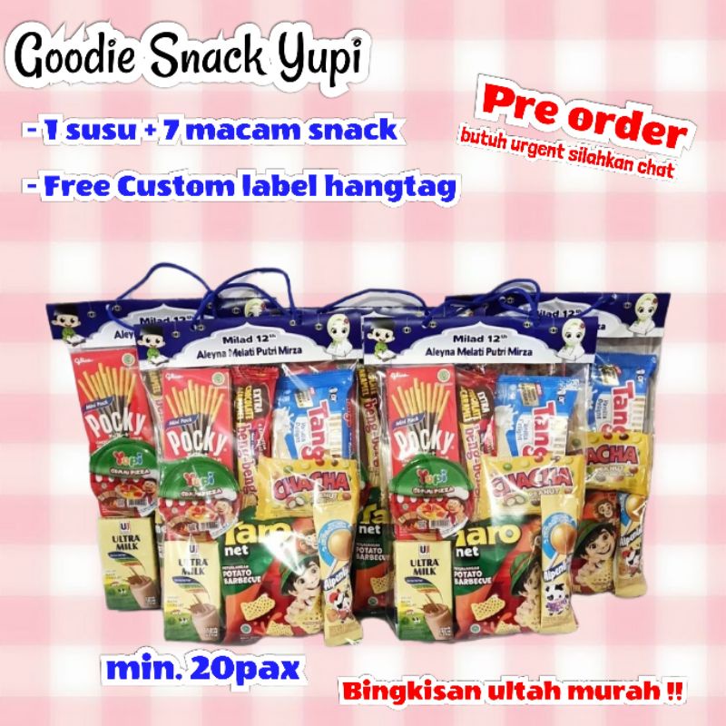 Paket snack ultah YUPI || Snack Ultah anak || Paket snack ultah murah || Snack ulangtahun surabaya