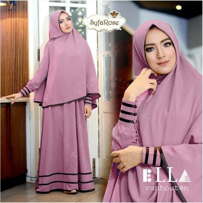 [Syfarose syari NI] gamis muslim wanita varian warna