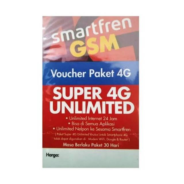 Voucher unlimited smartfren / Voucher data smartfren murah