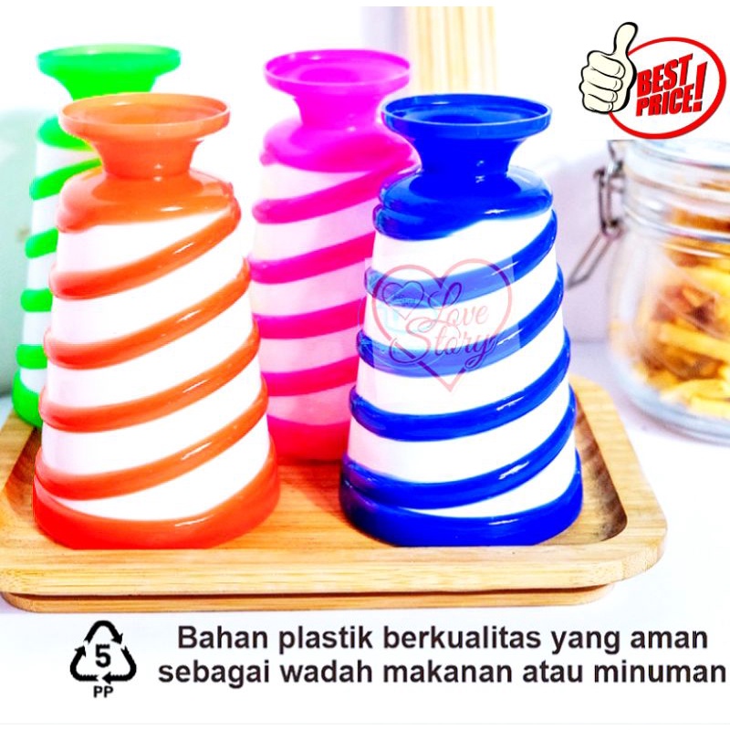 GELAS JUICE ULIR MURAH GELAS JUS MODEL ULIR TERBARU