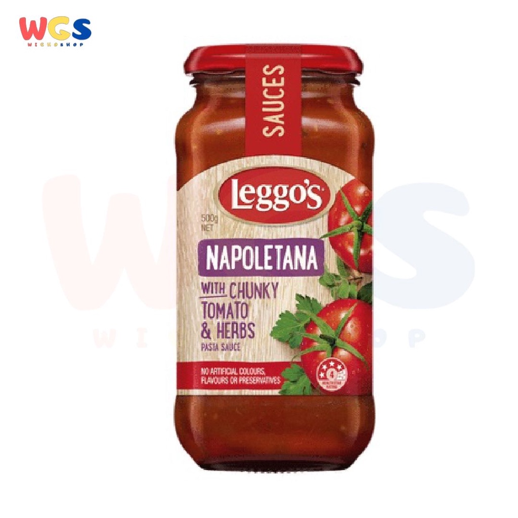 Leggo's Napoletana With Chunky Tomato &amp; Herbs Pasta Sauce 500g