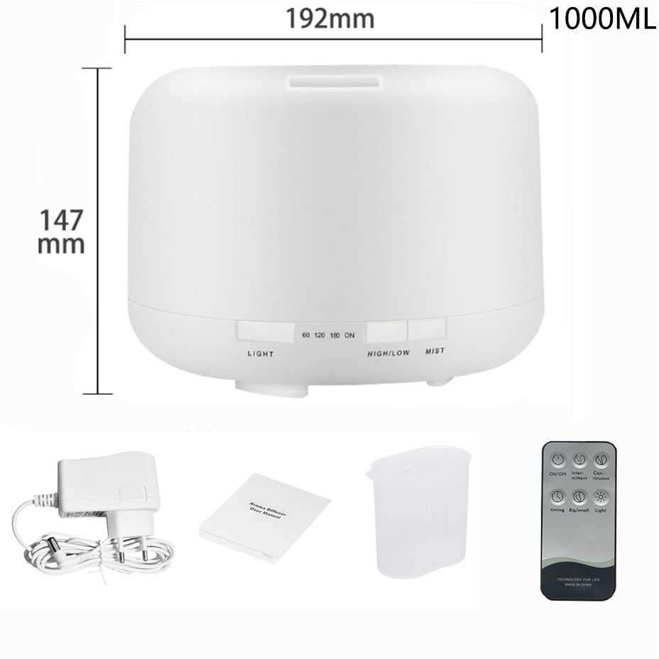 Humidifier Diffuser Air 300ML/500ML/1000ML  Aromaterapi Dengan Remote (TIDAK FREE OIL)