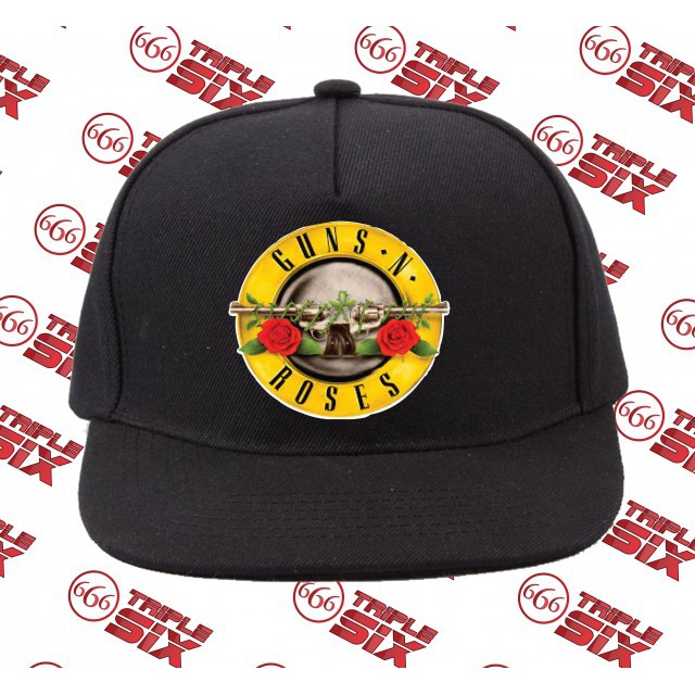 Topi snapback Cotton guns n roses