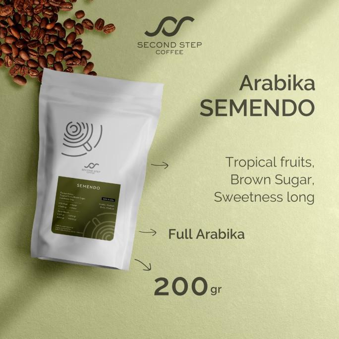 

Biji Kopi Bubuk Arabika Semendo Arabica Coffee Roast Beans 200gr Bean