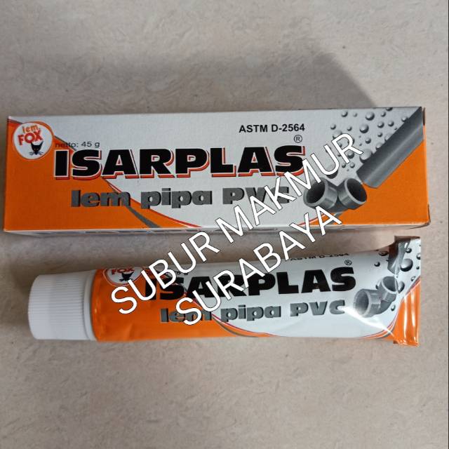 

Eceran LEM PIPA PVC ISARPLAS TUBE 40GR ASLI TERMURAH
