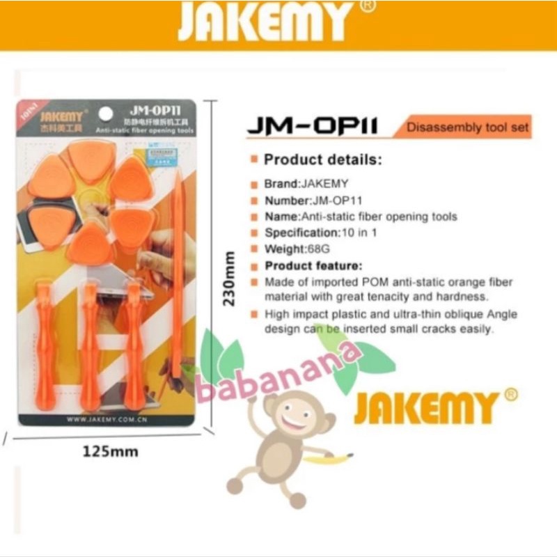 Jakemy JM-OP11 set reparasi service hp android iphone alat bongkar