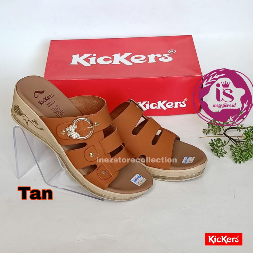 SANDAL WEDGES  WANITA KICKERS TERLARIS KODE SLP20 MURAH GROSIR