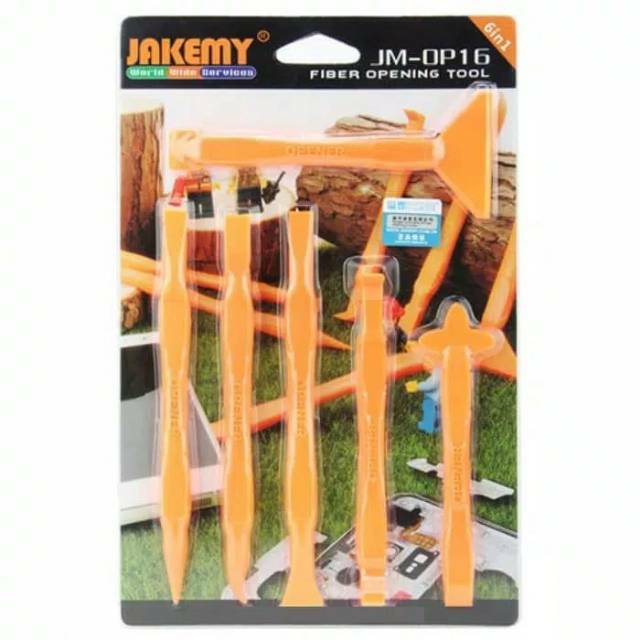 OPENING TOOLS / TOOLS SET / ALAT SERVICE HP &amp; TABLET SERBA GUNA JAKEMY JM OP16