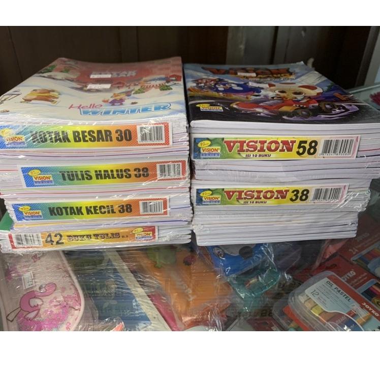 

Terbaru.. Buku tulis VISION semua jenis garis kotak halus