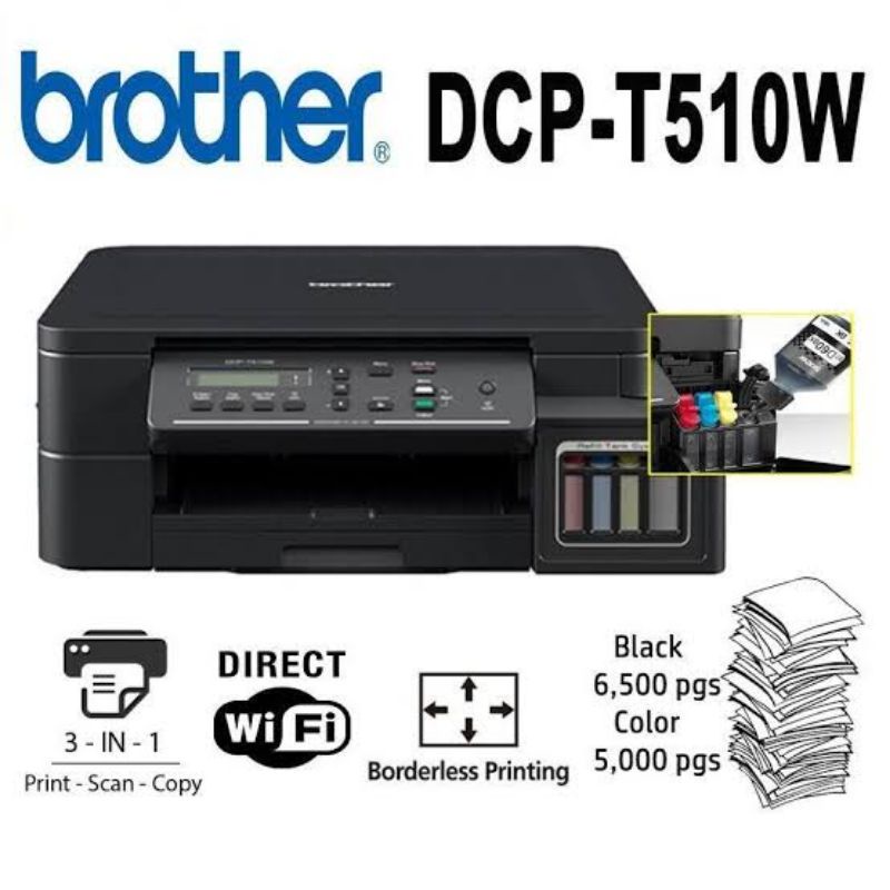 Printer Brother DCP-T510W (bergaransi)