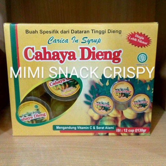 

CARICA CAHAYA DIENG ISI 12 CUP