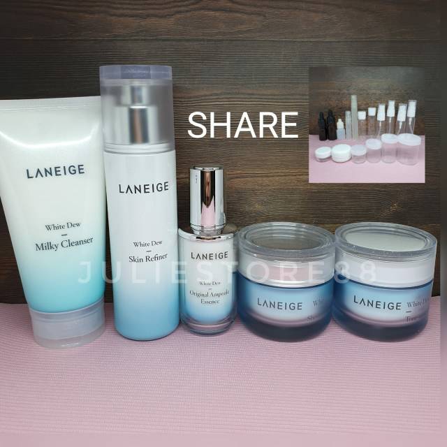 Share - LANEIGE White Dew Original Ampoule Essence Tone Up Cream Refiner