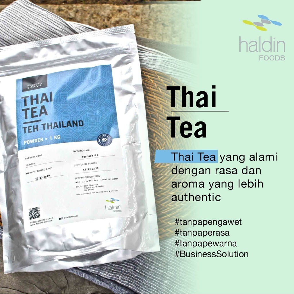 

TERMURAH THAI TEA POWDER (TEH THAILAND BUBUK) 1 KG PROMO TERLARIS