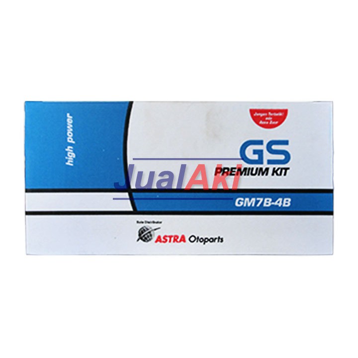 GS Premium Kit GM7B-4B (Aki / Accu GS Astra Basah GM7B4B)