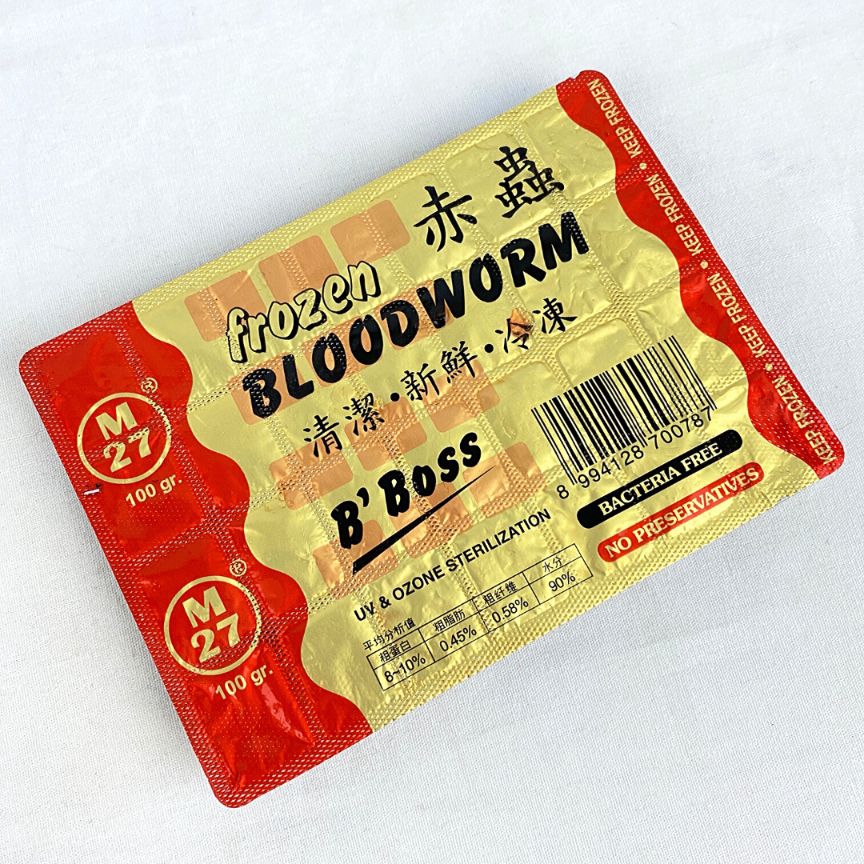 

BIGBOSS M27 Makanan Ikan Frozen Bloodworm