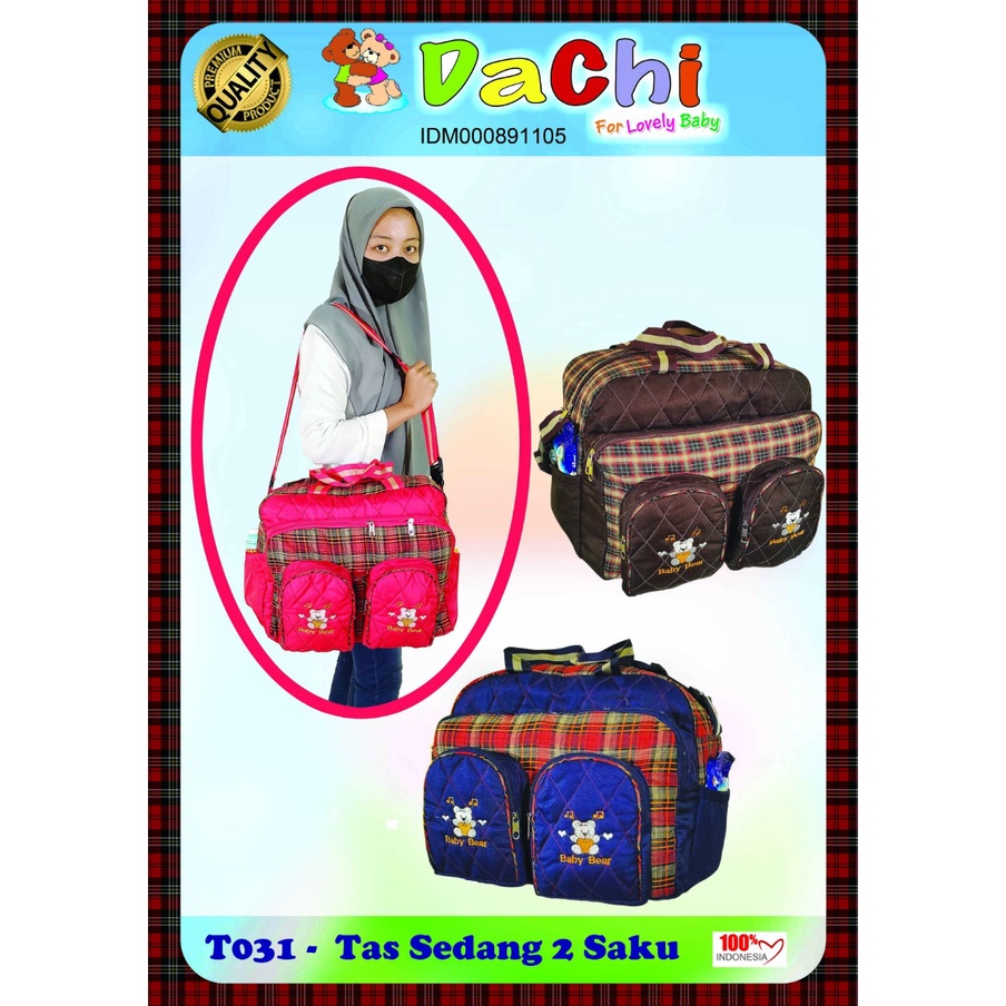 Tas Bayi Traveling Praktis / Tas Sedang Bayi 2 saku Dachi - T031